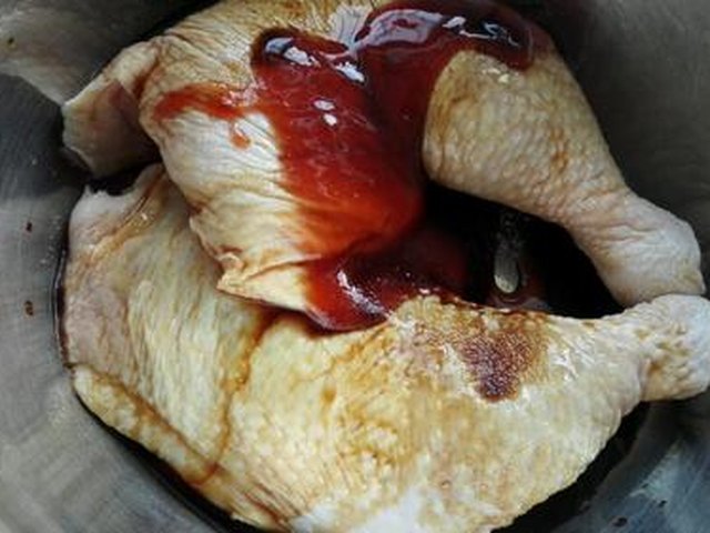 【烤鸡腿】步骤2制作图解