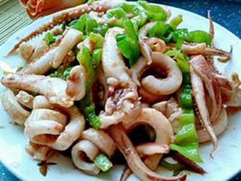 麻椒炒鱿鱼