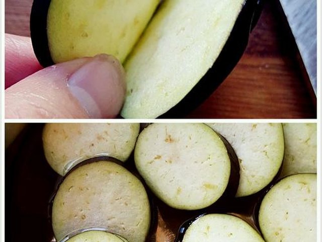 【油炸茄夹糕】步骤1