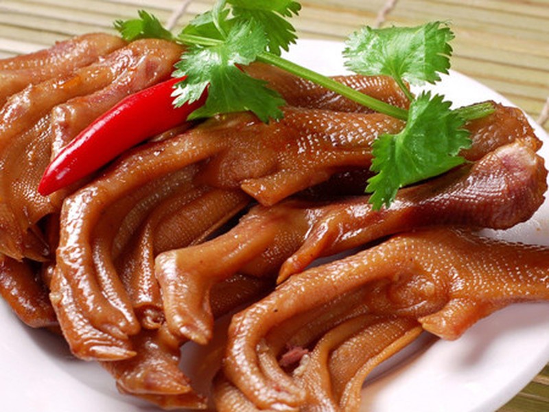香辣鸭掌