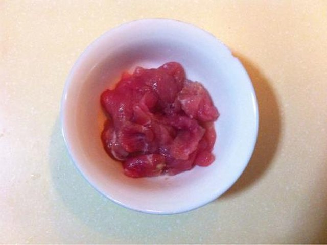 【四季豆炒肉片】步骤3