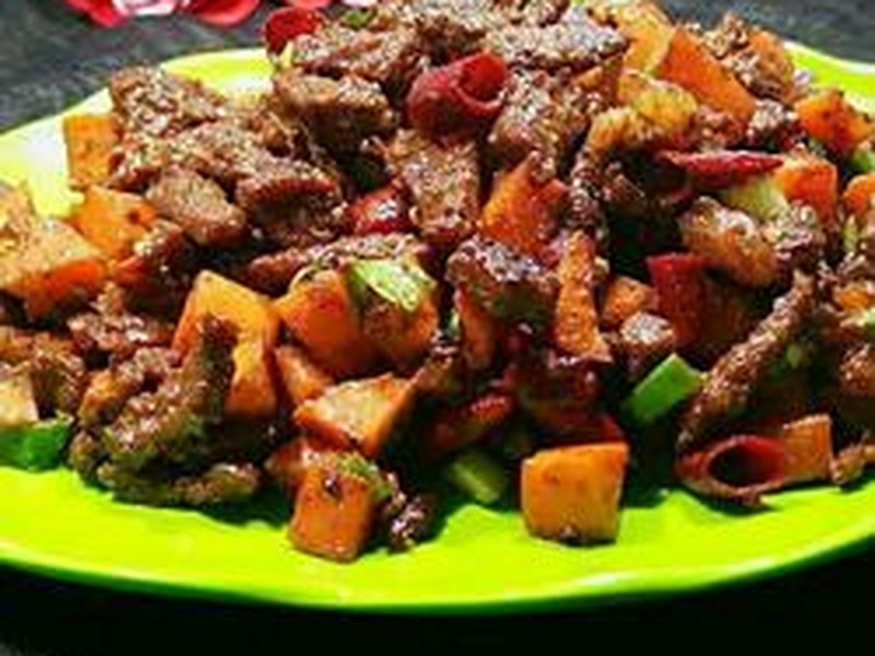 五香牛肉粒