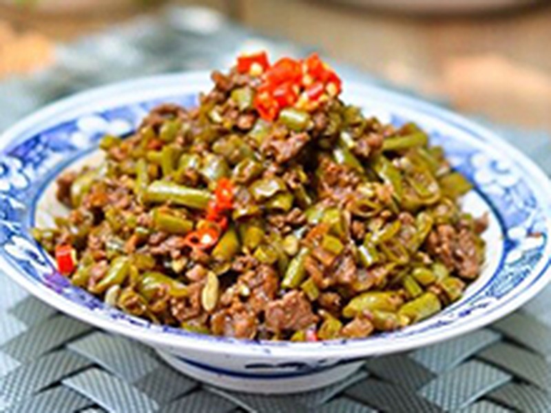 肉末酸豆角