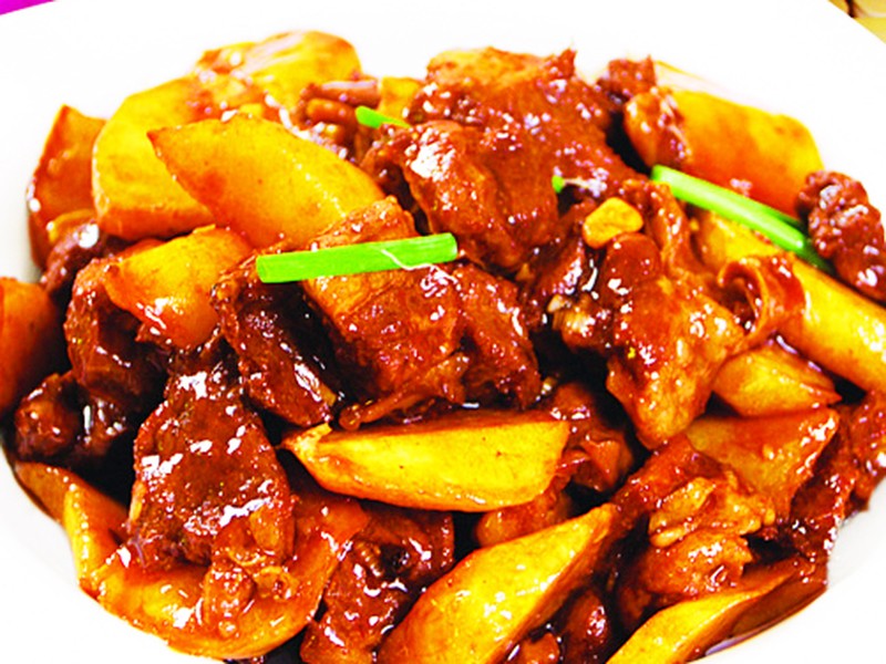 土豆烧肉