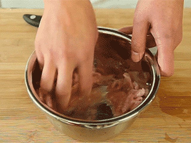 【豆花里脊】步骤2