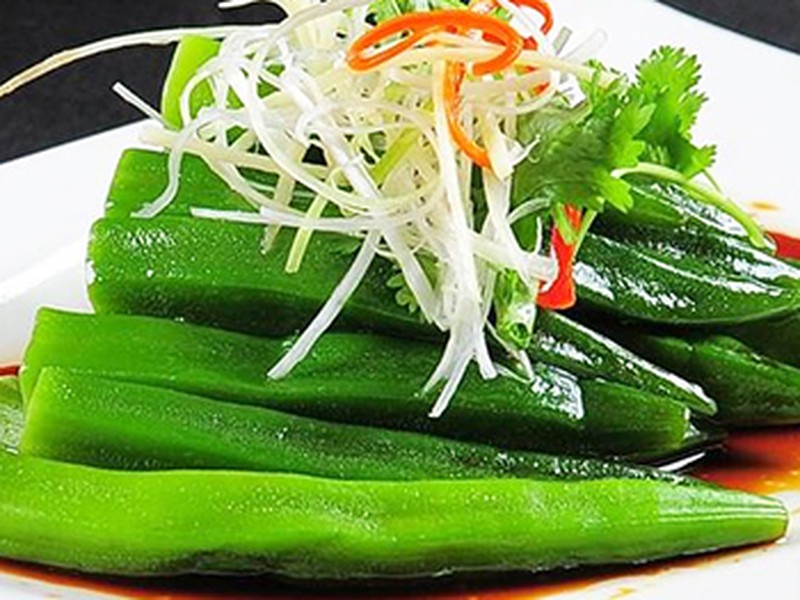 白灼秋葵