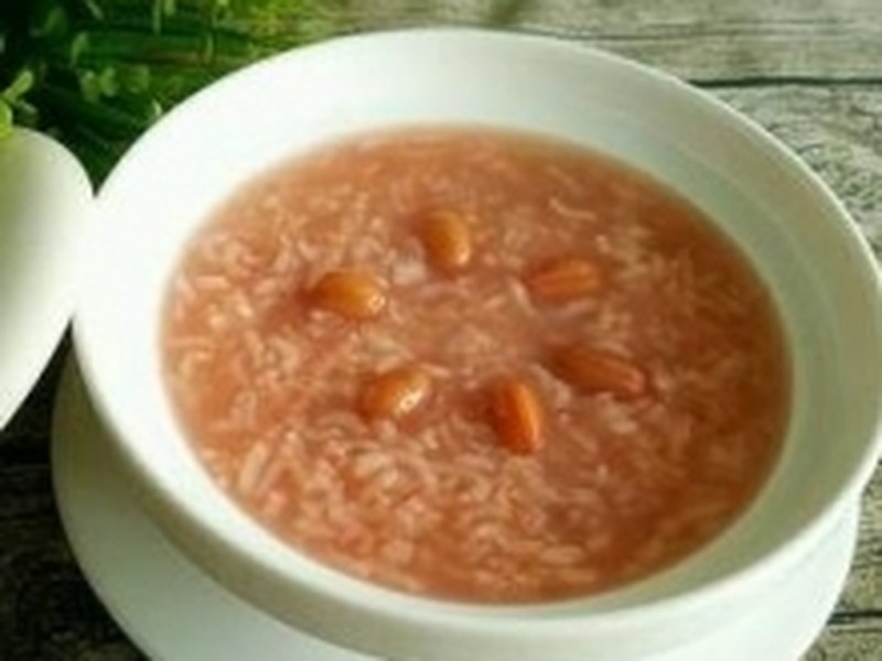 白米花生粥