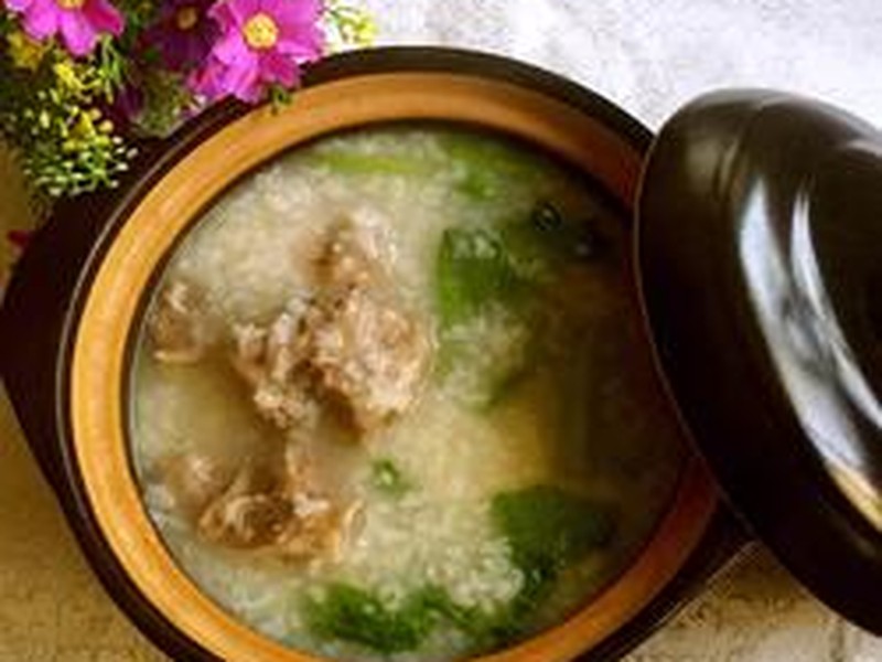 砂锅猪骨粥