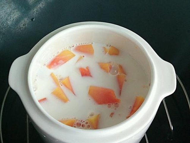 【木瓜牛奶】步骤4