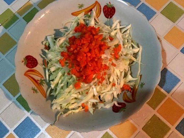 【卷心菜蛋饼】步骤2