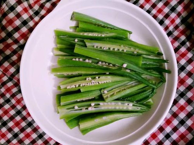 【凉拌秋葵(洋豆角)】步骤4