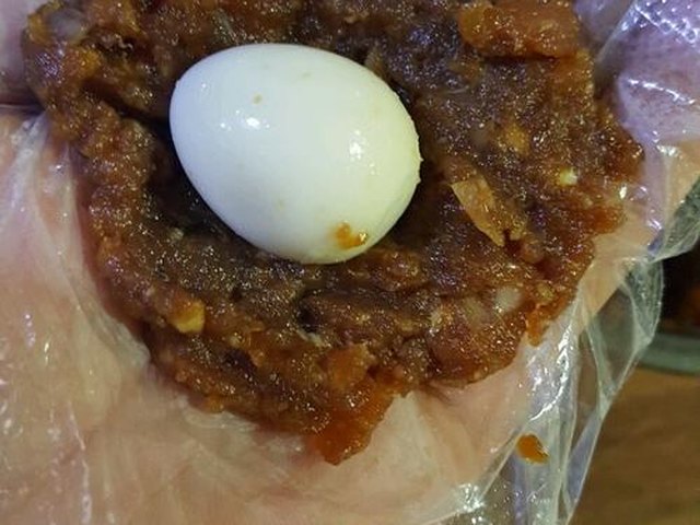 【鹌鹑蛋糯米肉丸】步骤3
