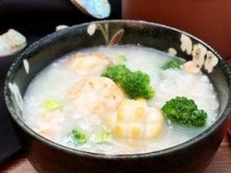鲍鱼鲜虾粥