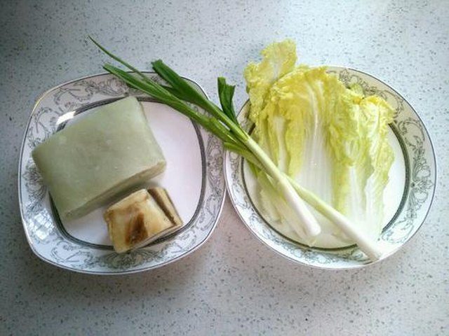 【腊肉煮豆丝】步骤1