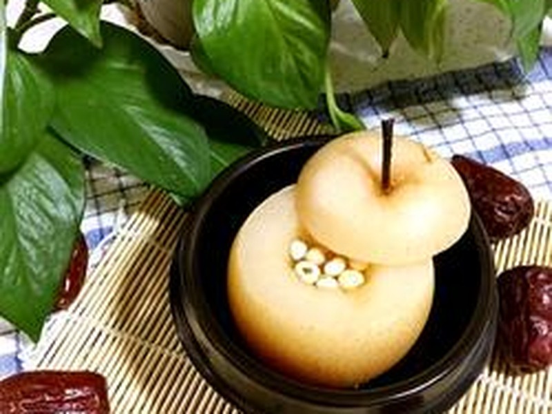 雪梨川贝炖冰糖