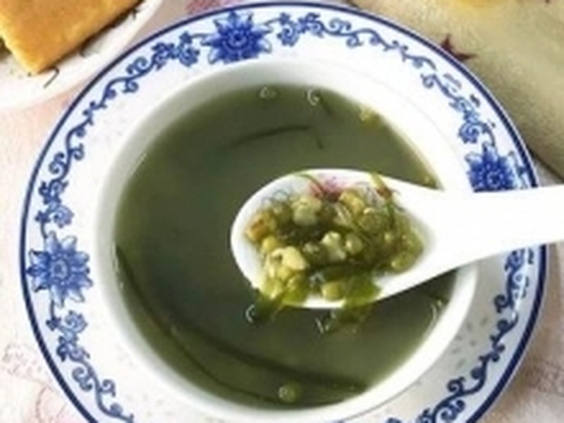 海带绿豆糖水