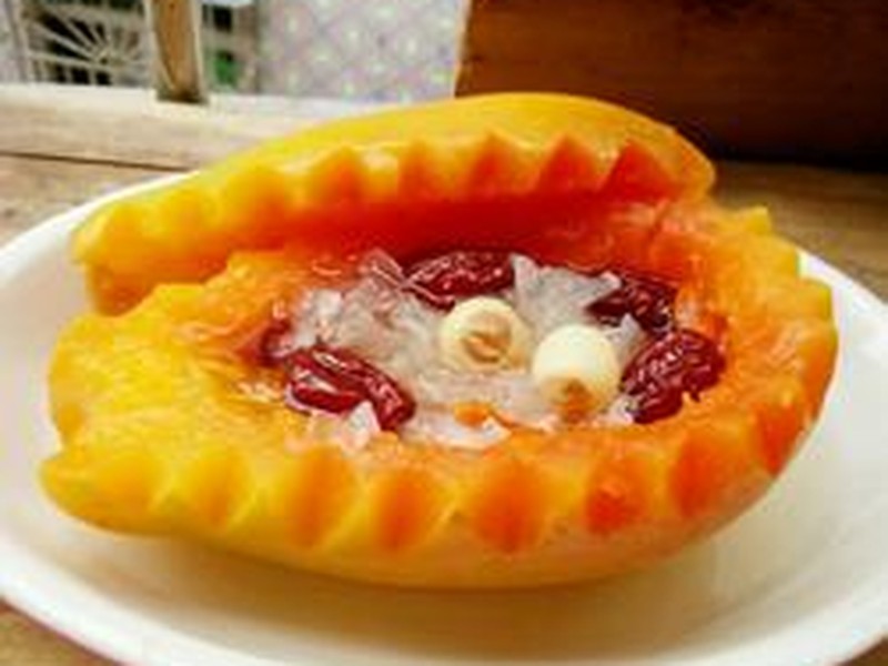 花样木瓜银耳羹――JIARU