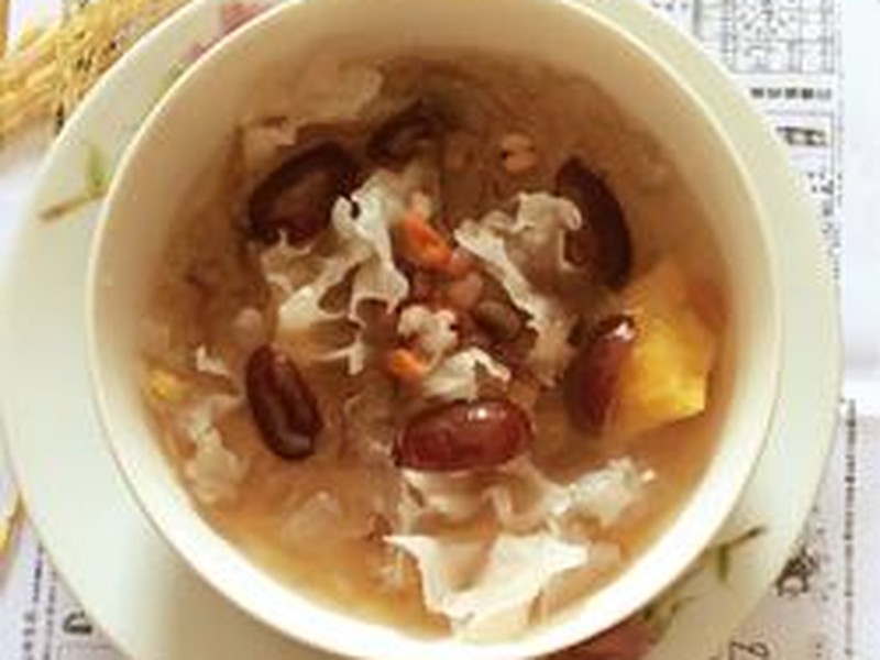 甜薯银耳杞子糖水