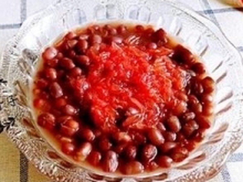 西柚红豆沙